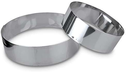 Städter 625136 Tortenring Durchmesser 22 x 6 cm, edelstahl, silber, 21 x 21 x 5 cm, | x 5 cm,