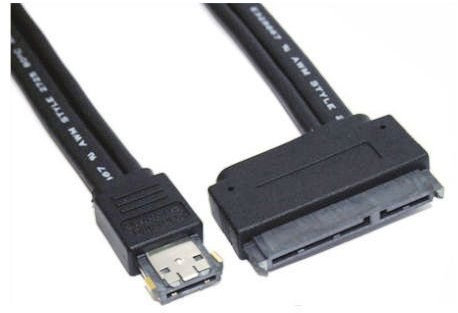 ICT Cavo Adattatore (Power eSATA) - SATA 22PIN per HDD E SSD 1Mt