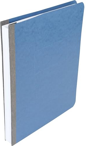 ACCO PRESSTEX Report Cover, Side Bound, Tyvek Reinforced Hinge, 8.5 Inch Centers, 3 Inch Capacity, Letter Size, Light Blue (A7025072A)