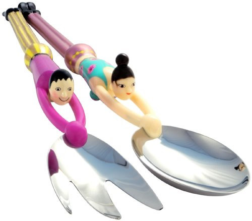 Pylones Salad Servers (Golden)