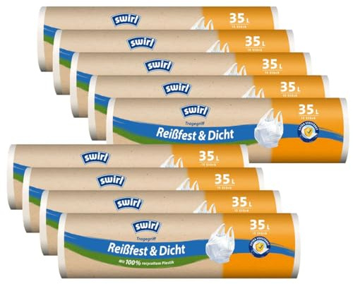 9x Swirl Tragegriff M??llbeutel 35L (15 stk./Rolle)