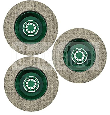 FELTRO 3X SPAZZOLE RICAMBIO LUCIDATRICE FOLLETTO PL510 PL511 PL512 PULILUX COMPATIBILE
