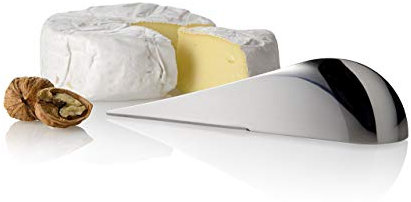 Alessi Atechinus AD01 Design-Käsemesser, Edelstahl, Poliert, Silber, 3.5 x 20 x 5.5 cm