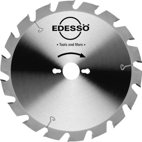 Edessö 22045030 HM-Kreissägeblatt Bau-Nagelsicher 2 Knl HW, Z=32 Ff, 450 x 4,0/2,8 x 30 mm, Mehrfarbig