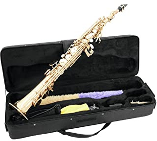 Dimavery SP-10 BB Saxofón Soprano, color dorado