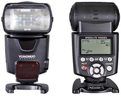 Yongnuo YN500EX E-TTL Blitzgerät für Canon EOS Kamera