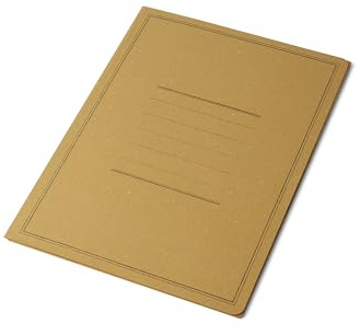 Pigna 0221803GI enkel mapp med tryck, Gul, 50-pack