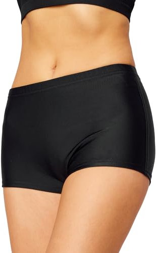 Merry Style Costume a Pantaloncino Nuoto Donna L23L1 (Nero, IT 42 = DE 36)