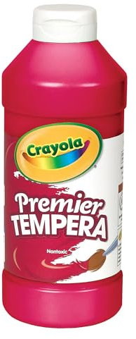 Premier Tempera Paint, Red, 16 oz