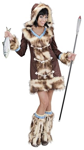 W WIDMANN MILANO Party Fashion - Kostüm Aikaa Eskimo Girl, Kleid, Stulpen, Karneval