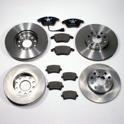 Bremsscheiben 7 Bremsen + Bremsbeläge + Sensor vorne + hinten