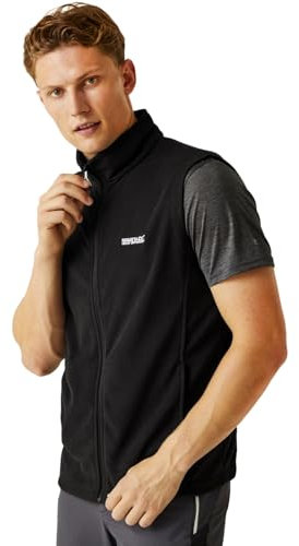 Regatta Tobias II Chaleco con Cremallera y 2 bolsillos Bodywarmers, Hombre, Black(Black), M
