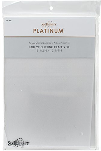 Spellbinders PL-105 Platinum Cutting Plates, XL, Semi-Opaque