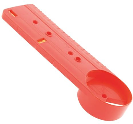 Zenitech - Gabarit de Pose pour Boîte d'Encastrement Double et Triple - Entraxe 71mm et 57mm avec Niveaux Intégrés - Règle de Mesure Précise - Rouge