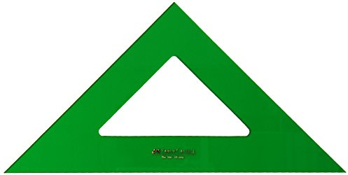 Faber Castell 734207 - Anschlagwinkel nicht abgestuften 28 cm, grün