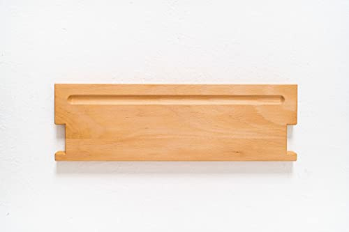 Kleiderleiter Regalboden RB1 Buche für Premium Natur & Kombi-Leiter | Regal/Ablage erweitert Funktion, Massivholz, Eiche, Buche, Nussbaum oder weiß lackiert, Für Kleiderleiter/Handtuchleiter