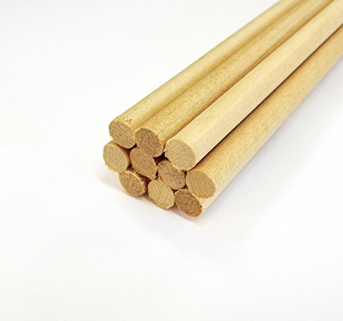 Madera tacos 9 x 450 mm Pack de 10