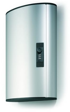 Durable Armario de llaves con cerradura de combinación para 72 llaves, plata, 196723