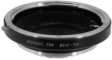 Fotodiox Anello Adattatore Professionale per Mamiya 645, M645 Obiettivo a Fotocamera Nikon