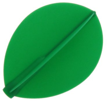 Fit Flight Cosmo Darts 6 Pack Pear Dart Flight (Green)