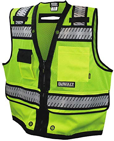 DEWALT DSV521 Class 2 Heavy Duty Surveyor Vest, 2X-Large