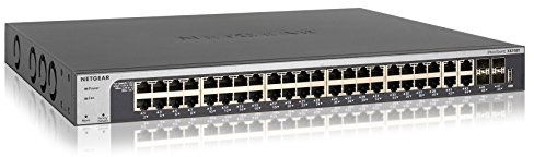 NETGEAR 48 Port 10GB Switch (XS748T) | Smart Managed Pro Multi-Gigabit Switch| 4x 10Gigabit SFP+ Ports | Desktop or Rackmount, and ProSAFE Lifetime Protection