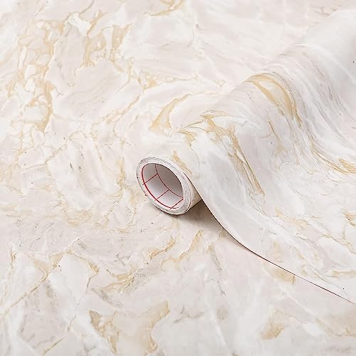 d-c-fix vinyl wrap Cortes gray marble effect 90 cm x 2,1 m - sticky back plastic roll for furniture, kitchen & cupboards - contact paper sticker self adhesive film