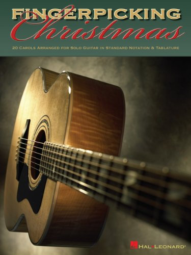 Fingerpicking Christmas: 20 Carols Arranged for Solo Guitar in Notes & Tablature (English Edition)