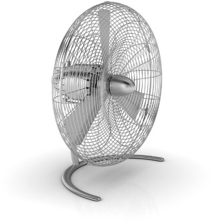 Stadler Form Boden-Ventilator Charly Floor mit Schwenkfunktion, drei Geschwindigkeitsstufen ideal für Wohnzimmer und Büro, silber