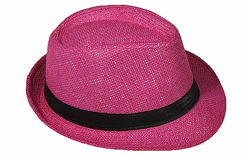 Miobo stråhatt, Panamahatt, Fedorahatt, Trilby-design, solskydd.