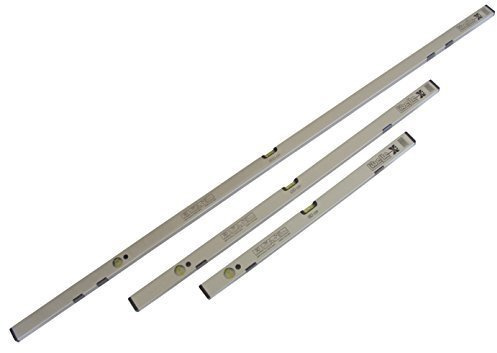 Wasserwaagen Set - 80/120/200 cm magnetisch - mit hoher Genauigkeit (0,5mm/1m)