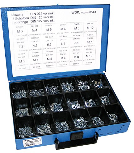 Dresselhaus 4499/000/06 8543 Schrauben-Set 8543 Sortimente Sortimentskasten