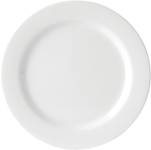 Utopia Wide Rimmed Melamine Plate 9inch / 23cm - Case of 6 - Round Melamine Plates