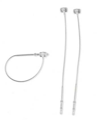 POKORNYS – Sicherheitsfäden transparent 75mm - 1.000 Stück I Faden zur Befestigung von Etiketten an Kleidung, Textilien, Schuhen, Accessoires uvm. I Loop Pins für Preisschilder und Hängeetiketten