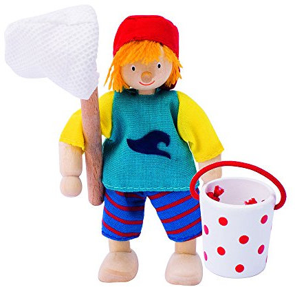 Goki 51625 - Biegepuppe Urlauber