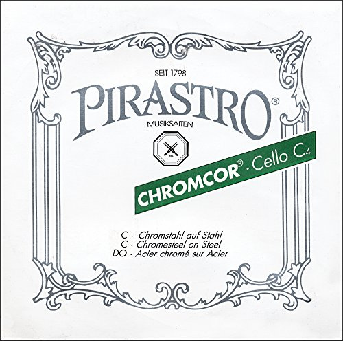 Pirastro Chromcor Cello 4/4 - C - Chromstahl auf Stahl, medium