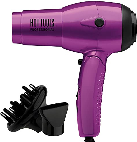 Hot Tools Pro Artist 1875W Ionic Compact Hair Dryer | Lightweight, Perfect for Travel