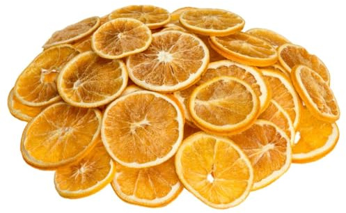 NaDeco Orangenscheiben, getrocknet, 250g Deko-Orangenscheiben Getrocknete Orangenscheiben Getrocknete Früchte Getrocknete Fruchtscheiben Weihnachtsdekoration Adventsdekoration
