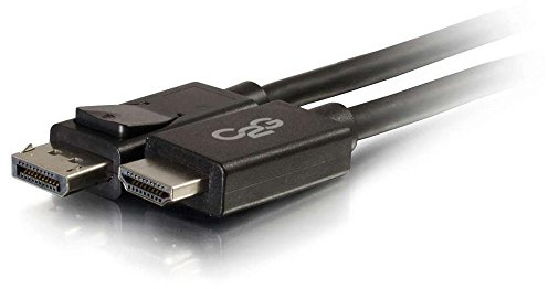 C2G 0.9M (3ft) DisplayPort™ Male to HDMI® Male Adapter Cable - Full HD 1080p DP to HDMI Cable - Black