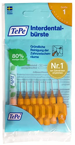 TePe - Spazzolini interdentali, arancione (La confezione può variare)