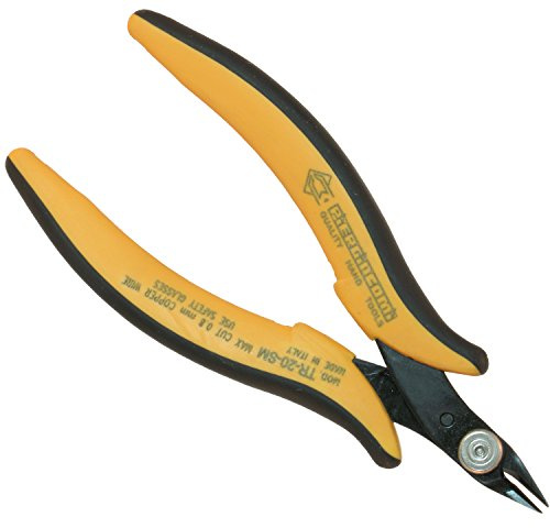 Piergiacomi Glattschnitt Micro soft-Drahtschneider Abgerundeten Ecken Max Kupferdraht, 20 awg, Durchmesser 0,8 mm, Stahlwandstärke 2 mm, 1 Stück, TR20SM