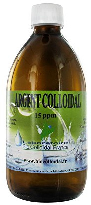 Bio Colloïdal Argent Colloïdal 15 ppm 500 ml