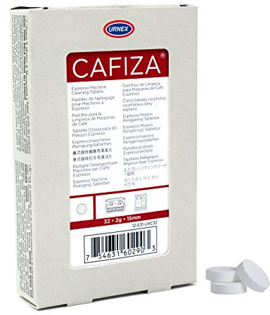 Urnex URN0301 Cafiza Espresso Machine Cleaning Tablets, Pack of 32