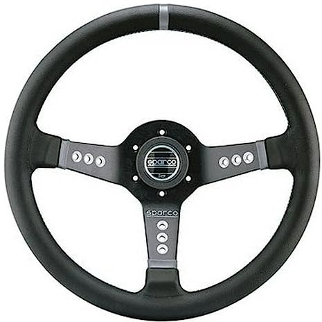 Sparco 015L800PL Lenkrad L777 Piuma, Leder, Schwarz