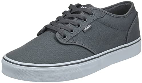 Vans Men's Mn Atwood Sneaker, Grey Canvas Pewter White, 8 UK