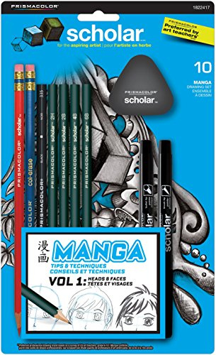 PRISMACOLOR Scholar Manga-Zeichen-Set, 10-teilig