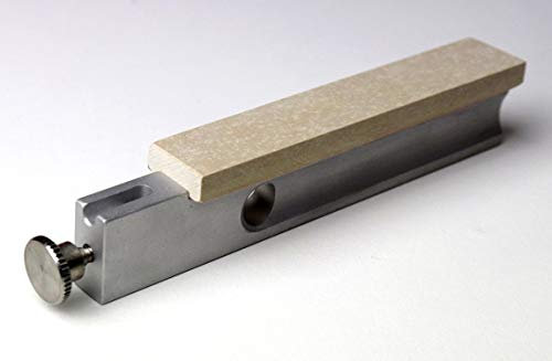 Belgischer Brocken Afilador de afilado I Grano amarillo 8000-10000 sobre soporte de aluminio I Formato 100 x 17 x 6 mm I Afilador de cuchillos compatible con el sistema Lansky