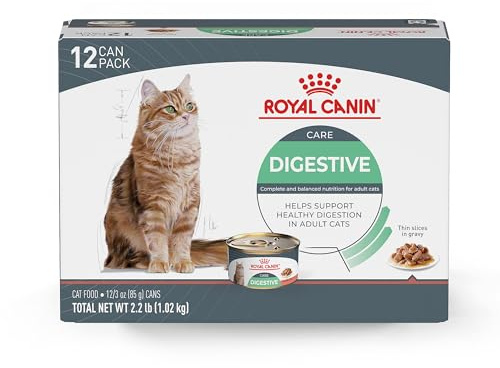 Royal Canin Feline Care Nutrition Digestive Care Adult Thin Slices in Gravy Cat Food, 3 oz (Pack of 12)