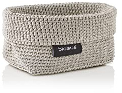 blomus | Aufbewahrungskorb | Tela | Kunstfaser Sand | M 15x10x9cm | Indoor |