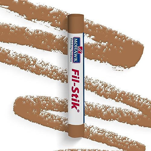 Mohawk Fill Stick (Fil-Stik) Putty Stick for Wood Repair - Golden Nutmeg KMC - Rub On Semi-Soft Wax Filler